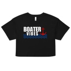 "Boater Vibes" Crop Top