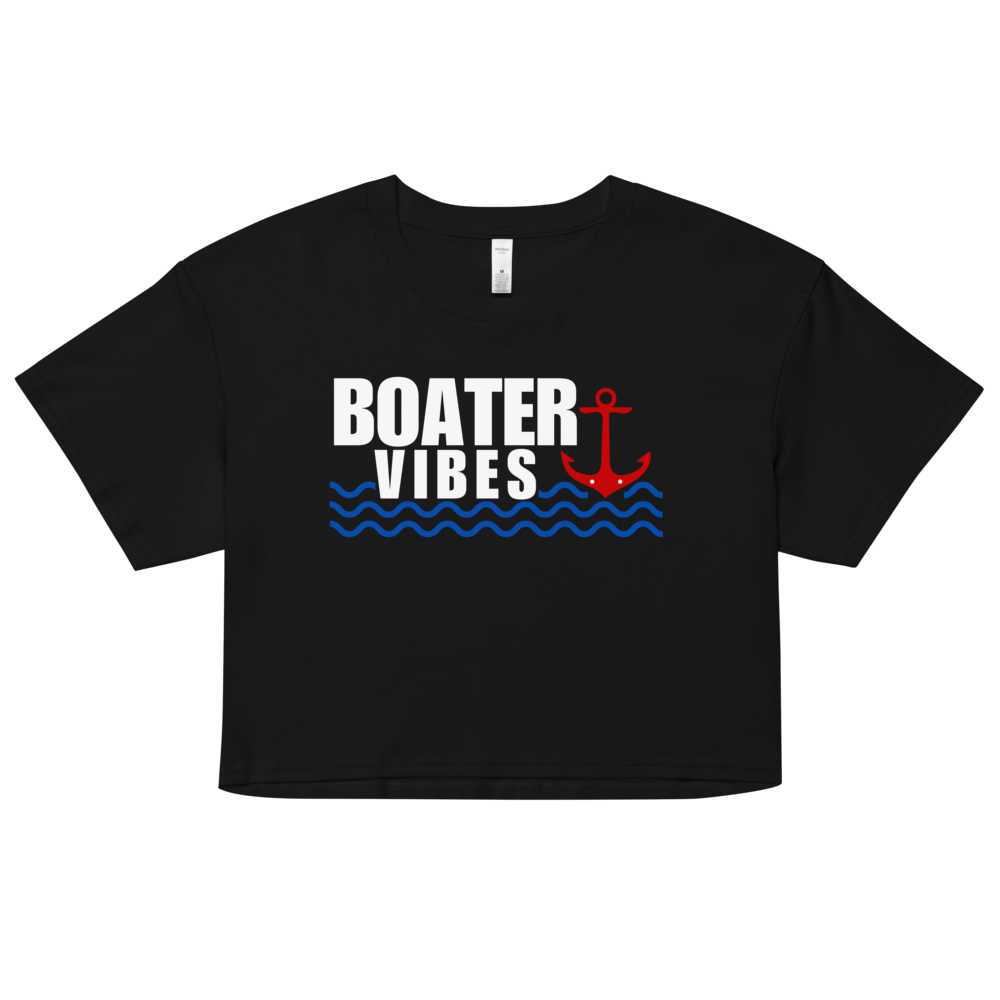 "Boater Vibes" Crop Top