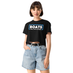 "Boats Well With Others" Crop Top