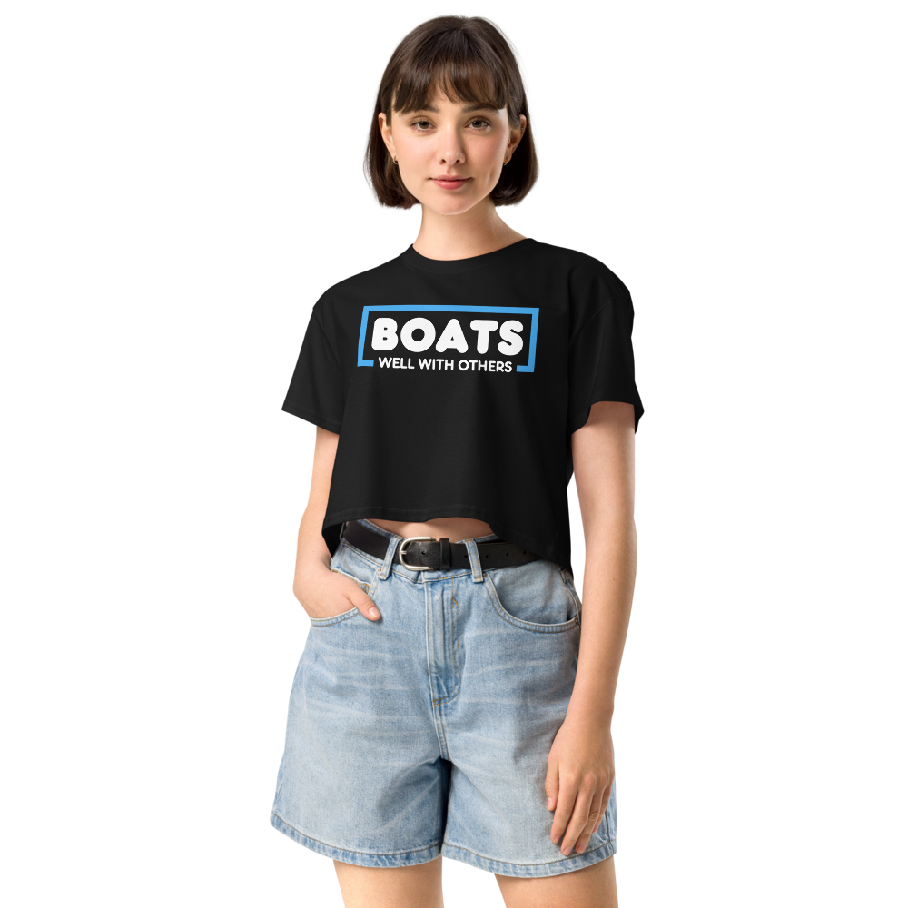"Boats Well With Others" Crop Top
