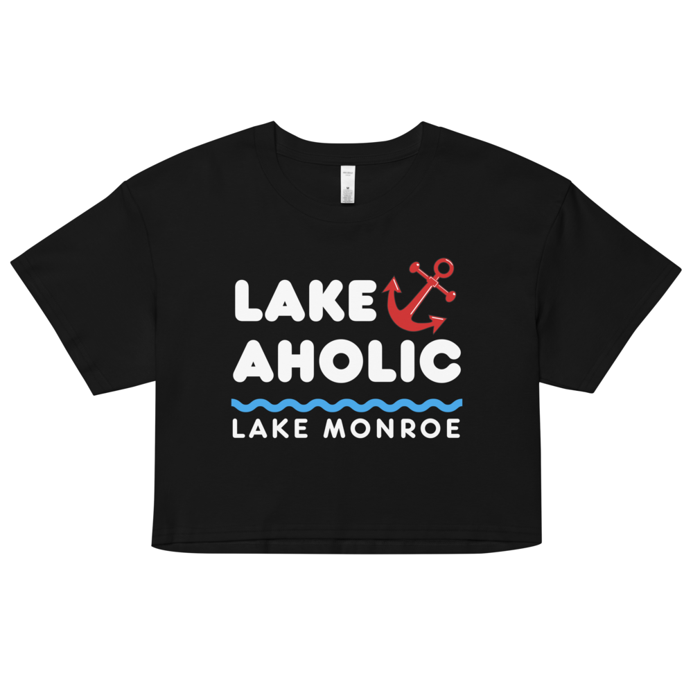 Lake Monroe "Lakeaholic" Crop Top