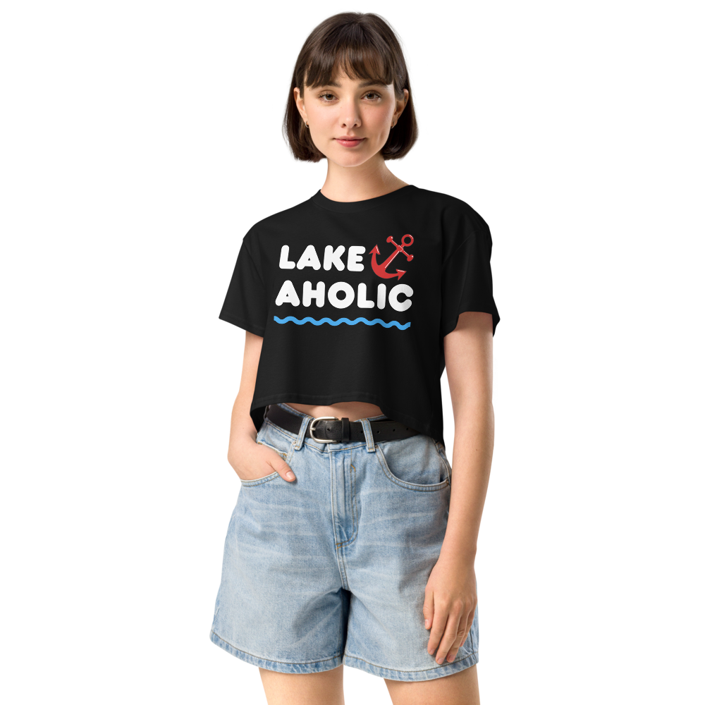 "Lakeaholic" Crop Top
